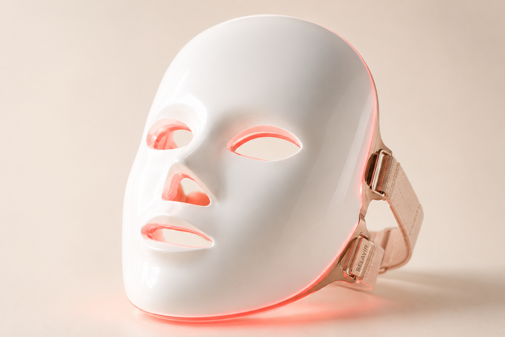 Mascarilla LED Facial Belavir - Terapia de Luz 7 en 1